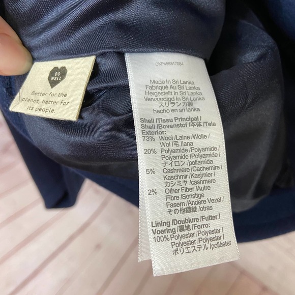 Madewell Navy Pea Coat - Picture 5 of 5